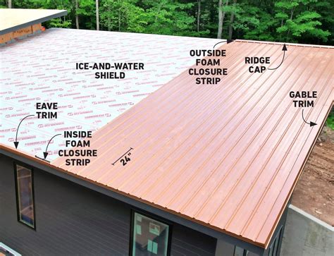 how do they install a metal roof on a house|installation instructions for metal roofing.